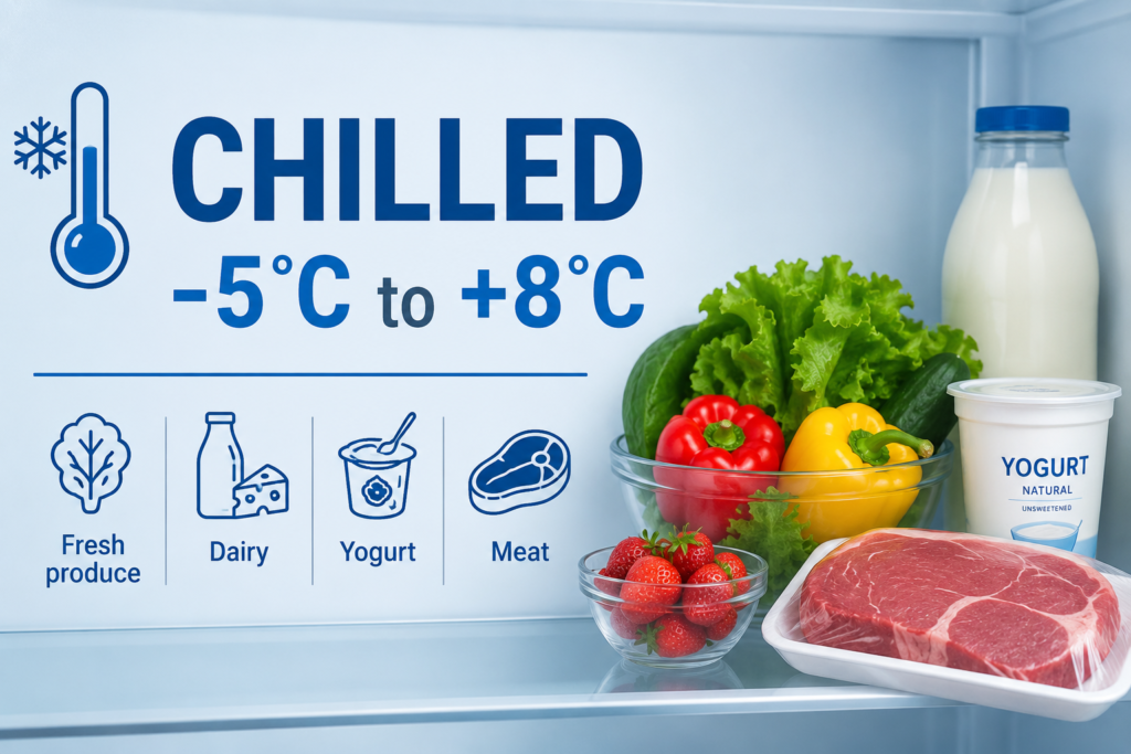 Our Temparage Coverage- chilled--5c to +8c