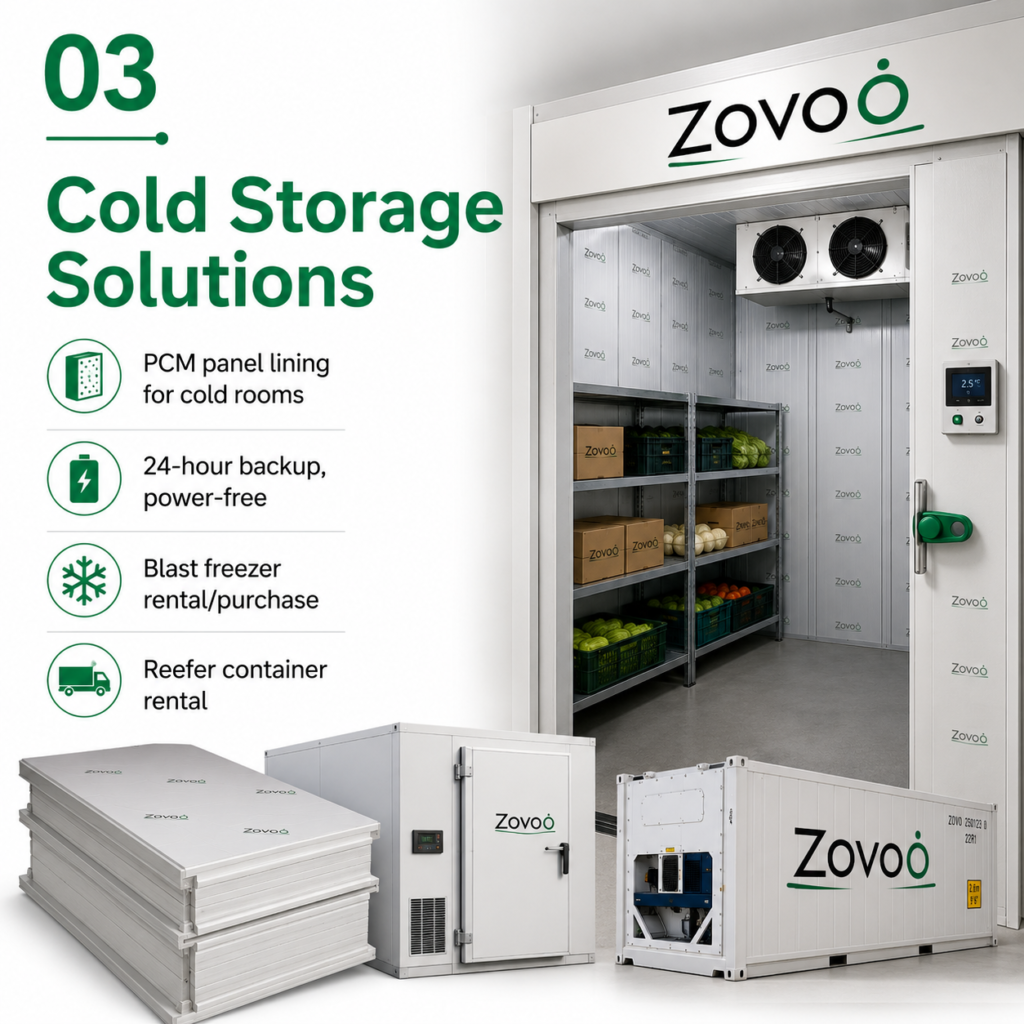 OUR SOLUTIONS ONE PARTNER. EVERY PART OF YOUR CHAIN. - cold storage solutions